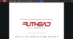 Desktop Screenshot of futhead.com